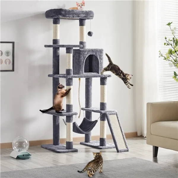 Yaheetech Large Cat Tower 63 inch