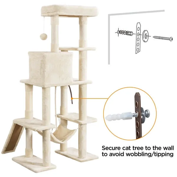 Yaheetech Large Cat Tower 63 inch